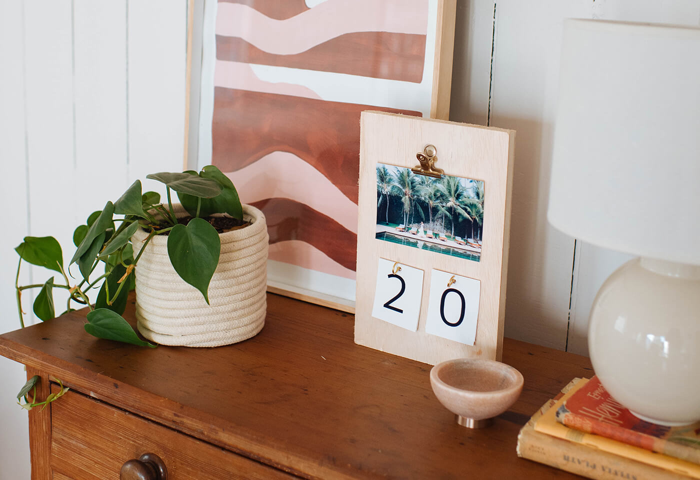 DIY Flip Photo Calendar