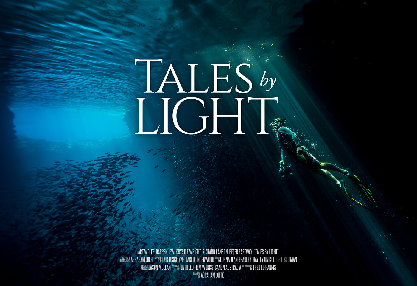 Tales by light image of scuba diver