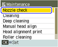 Printing the Nozzle Check Pattern | Canon Australia