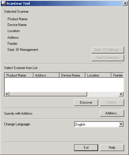 Selecting the Network Scanner to be Used (Network Scan) | Canon Australia