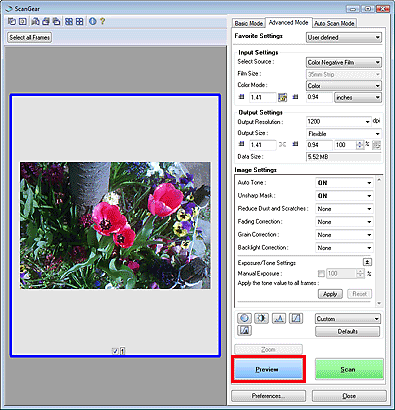 Scanning Film in Advanced Mode | Canon Australia