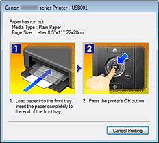 Checking the Ink Status | Canon Australia